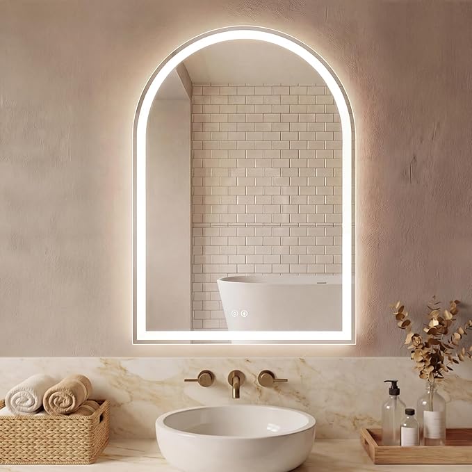 Sweetcrispy 28“×36” LED Bathroom Backlit Mirror by Sweetcrispy
