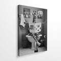 DIHSIEG Inspirational Canvas Wall Art funny bathroom wall art Print Poster by DIHSIEG