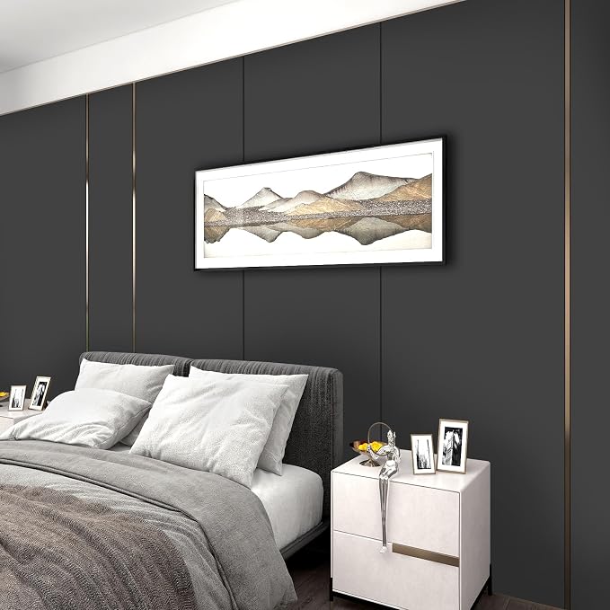 practicalWs 15.7" x 787.4" Grey Wallpaper Self Adhesive Peel and Stick Wall - Image 4
