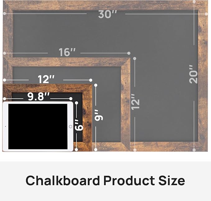 Magnetic Chalkboard, 9x12 Inches Blackboard - Image 3