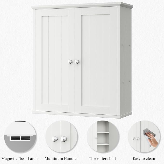 Shintenchi Bathroom Wall Medicine Cabinet - Image 4