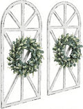 SwallowLiving Set of 2 Large Farmhouse Window Frame Wall Decor, 16x32 Inch by SwallowLiving