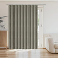 AJAZZ Blackout Accordion Door Curtain 98"x84" Grey by AJAZZ