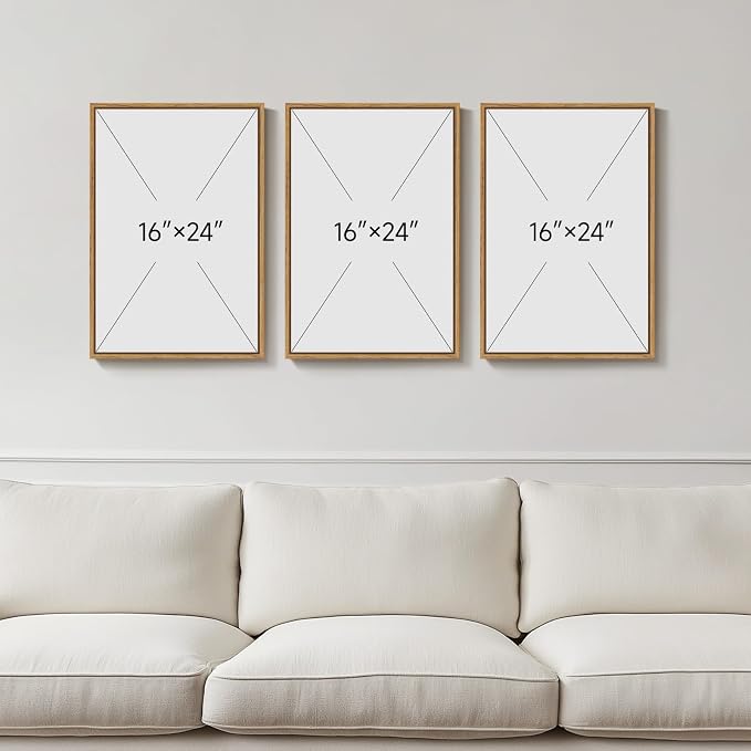 Framed Mid Century Modern Boho Wall Art - Image 9