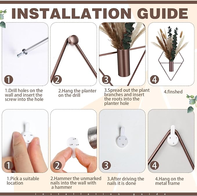 Jexine 4 Pcs Hanging Planters - Image 3