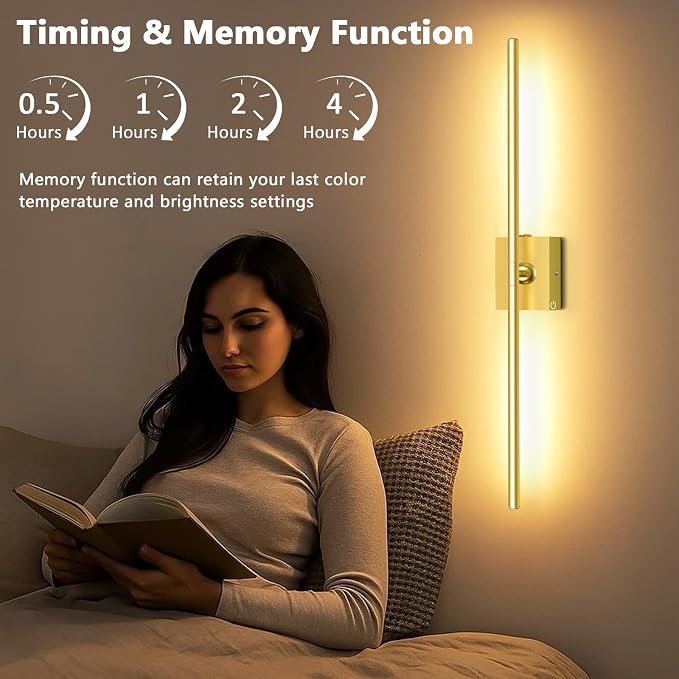 1 Pack Rechargeable Wall Sconce - Image 9