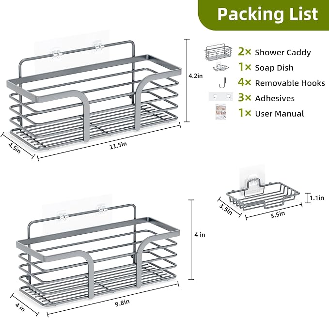 Yougai Shower Caddy, Shower Organizer - Image 2
