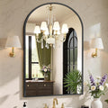 Sweetcrispy 26.5"x38" Arched Black Bathroom Vanity Mirror by Sweetcrispy