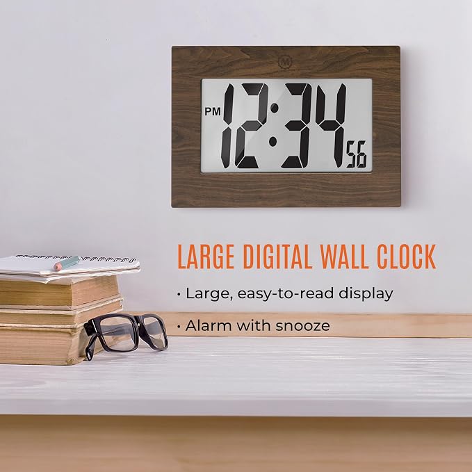 MARATHON Large Digital Wall Clock - Image 2