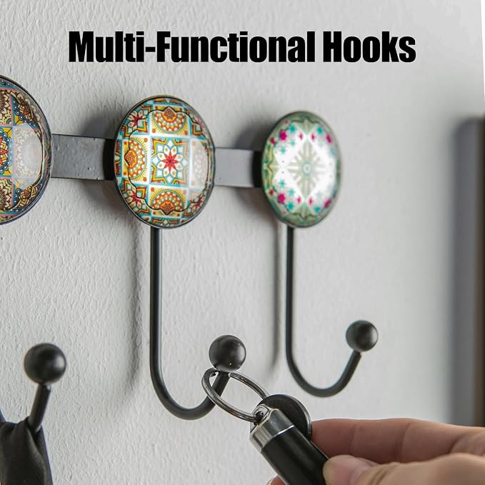 Boho Coat Rack Wall Mounted - Image 6