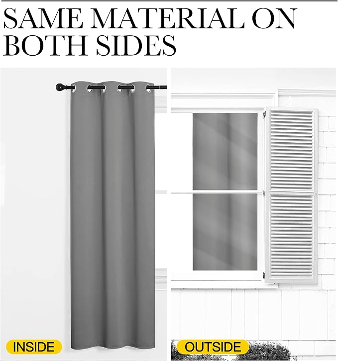 NICETOWN Wall Curtain for Bedroom, Room Divider Curtain for Doorways, Vertical - Image 5