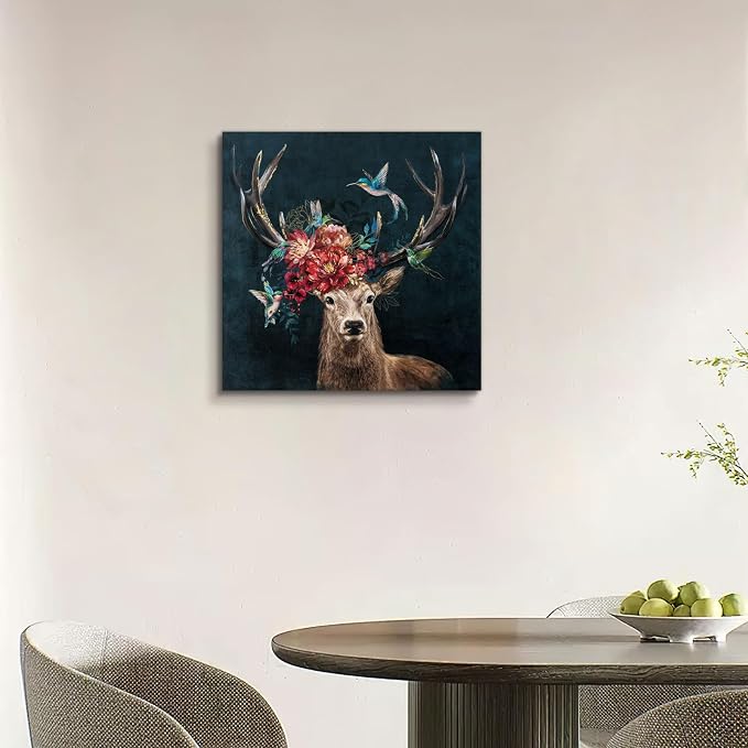 JolyWell Deer Canvas Wall Art - Image 5