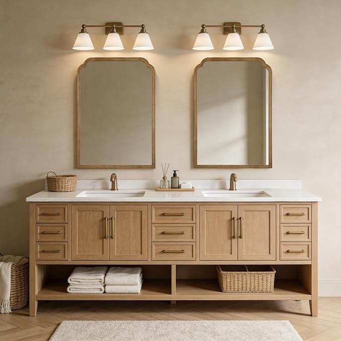 WallBeyond 28" x 40" Wood Bathroom Mirror - Image 7