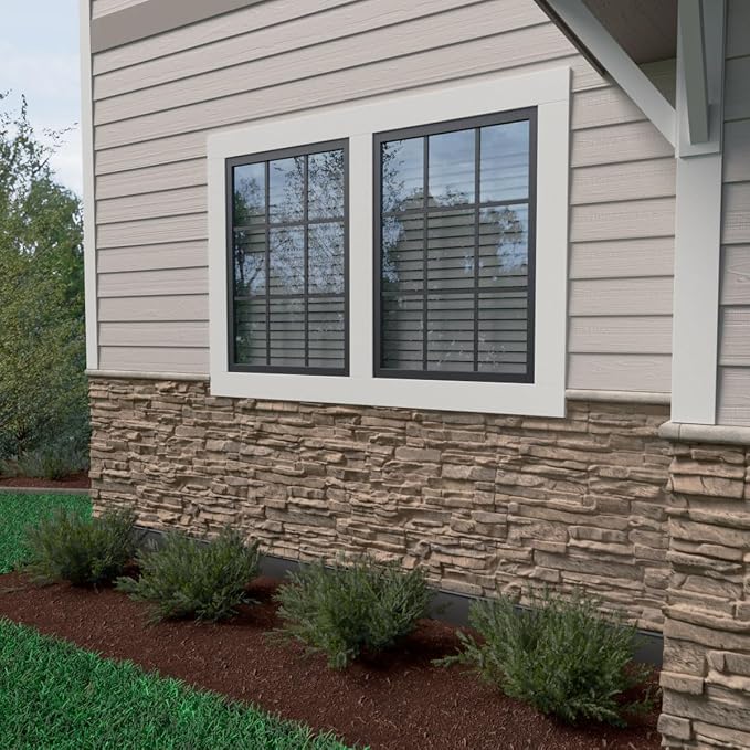 EverStone Canyon Ridge Faux Stone Panel, 45 3/4"W x 24 1/2"H x 1 1/4"D - Image 10