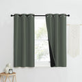 NICETOWN 100% Blackout Curtains 50" Long, Pair of Energy Smart & Noise Blocking by NICETOWN