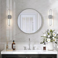 USHOWER Brushed Nickel Bathroom Mirrors by USHOWER