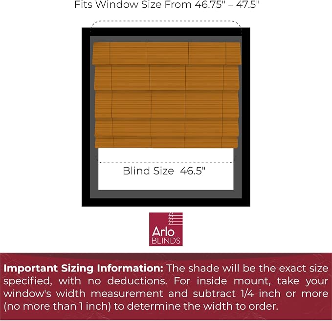 ARLO BLINDS Sheer Bamboo Roman Shades - Image 2