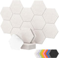 12 Pack High Density Hexagon Acoustic Panels, TONOR 12"x 10"x 0.4" Soundproof by TONOR