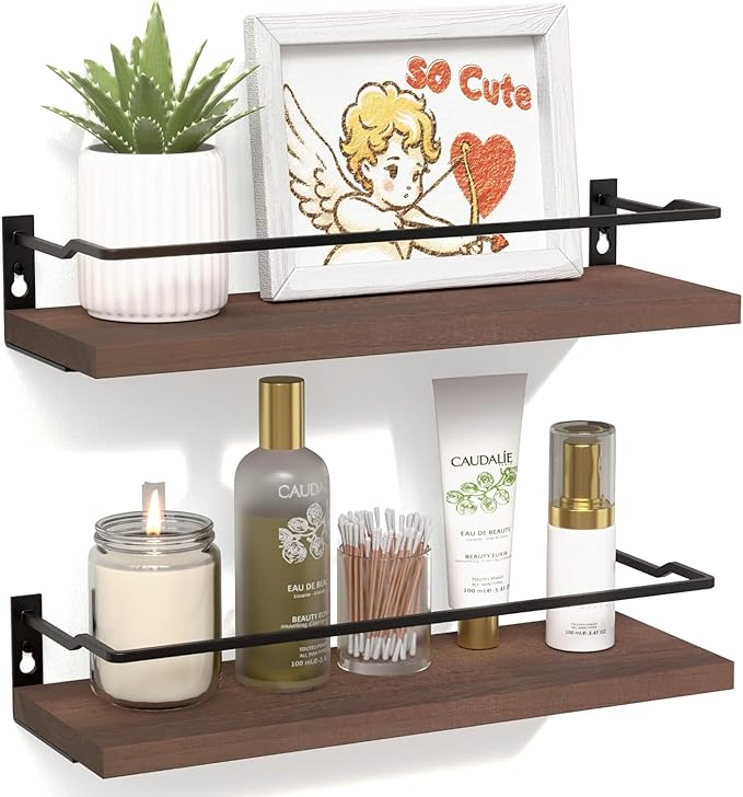 RICHER HOUSE Floating Shelves, Small Wall Shelf by RicherHouse