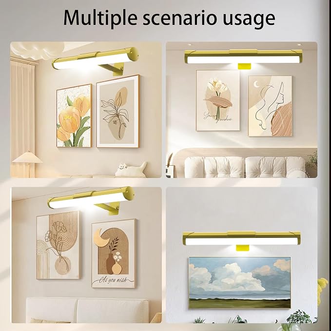 MIOBLUE Picture Light with Remote and Timer, 13.8in Rechargeable Picture Light - Image 7