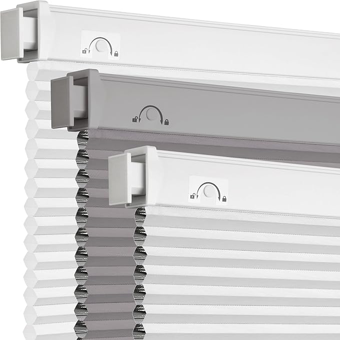 Grandekor No Drill Cordless Cellular Shades, No Tools Blinds by Grandekor