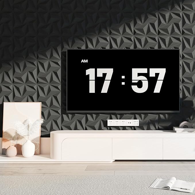 Art3d 3D Wall Panels 100 Pack, 11.8" x 11.8" PVC Wall Panels - Image 8