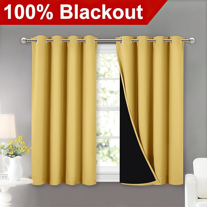 NICETOWN 100% Blackout Curtains - Image 2