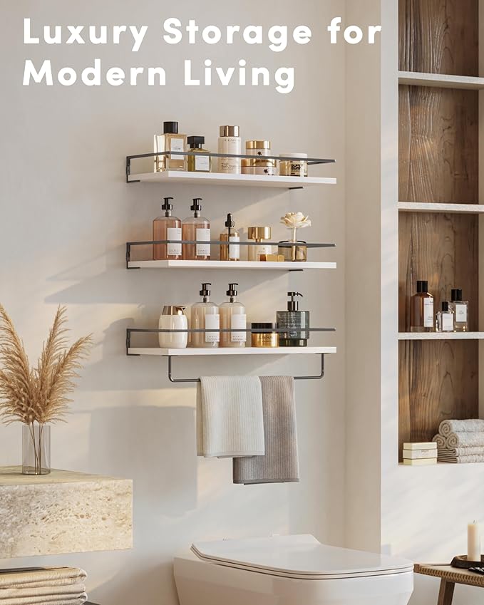 Onlysky Bathoom Shelves, Floaiting Shelves - Image 4