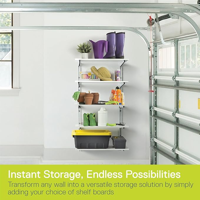 Delta Minimalistic White Shelf Brackets Cycle, Holds Up to 800 lbs, Modern - Image 5