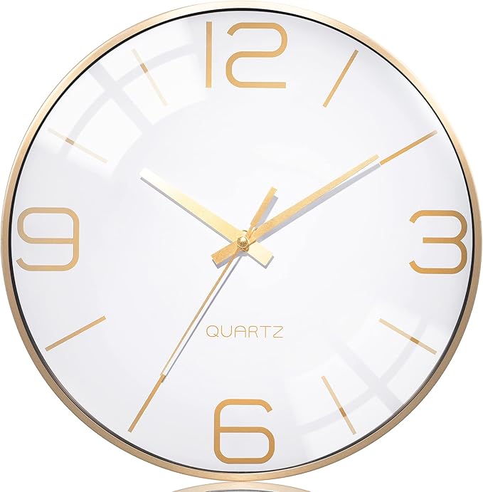 AYRELY® 12 Inch Silent Modern Wall Clocks Battery Operated, Wall Clock by AYRELY