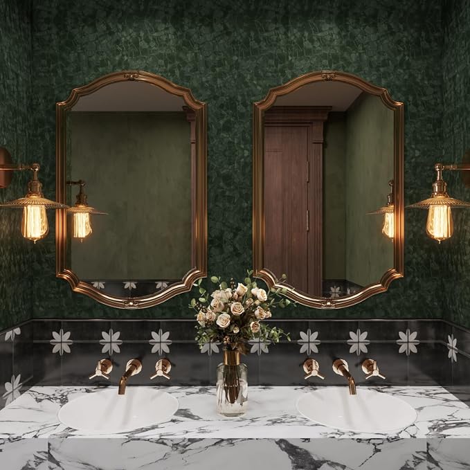 Abyssaly Dark Green Peel and Stick Wallpaper - Image 9