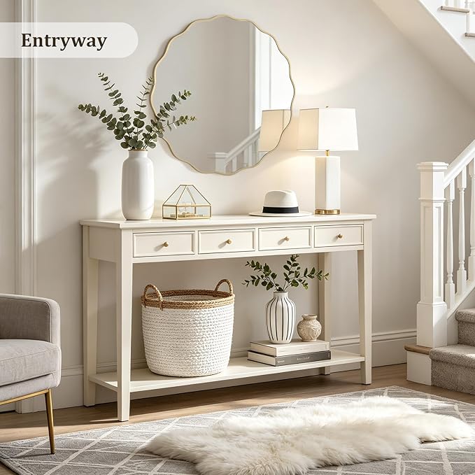 WallBeyond Round Wavy Mirror for Wall Decorative 36 inch, Modern Round Mirror - Image 4