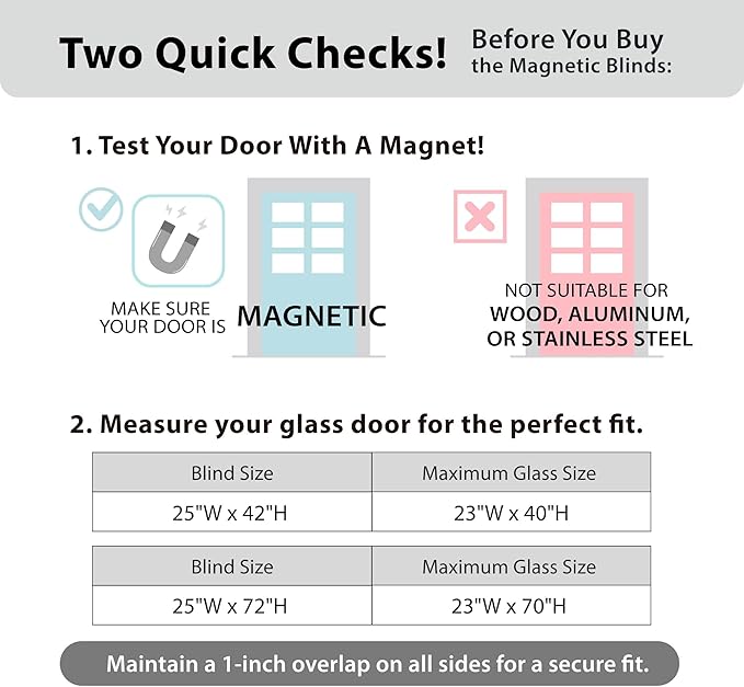 DEZ FURNISHINGS Cordless No Tools 1" Magnet Mini Blinds - Image 5