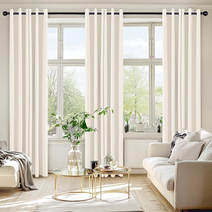 MIULEE Blackout Curtains for Bedroom Living Room 2 Panels, Thermal Insulated - Image 6