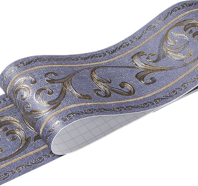 UPREDO 3D Decorative Floral Molding Waterproof Wallpaper Border Peel and Stick by UPREDO