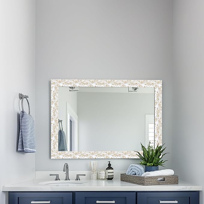 HOMETITUTE Wallpaper Border Peel and Stick Feather Texture Decorative Wall Trim - Image 6