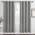 NICETOWN Silver Grey Room Darkening Curtain Panels 78" Long by NICETOWN