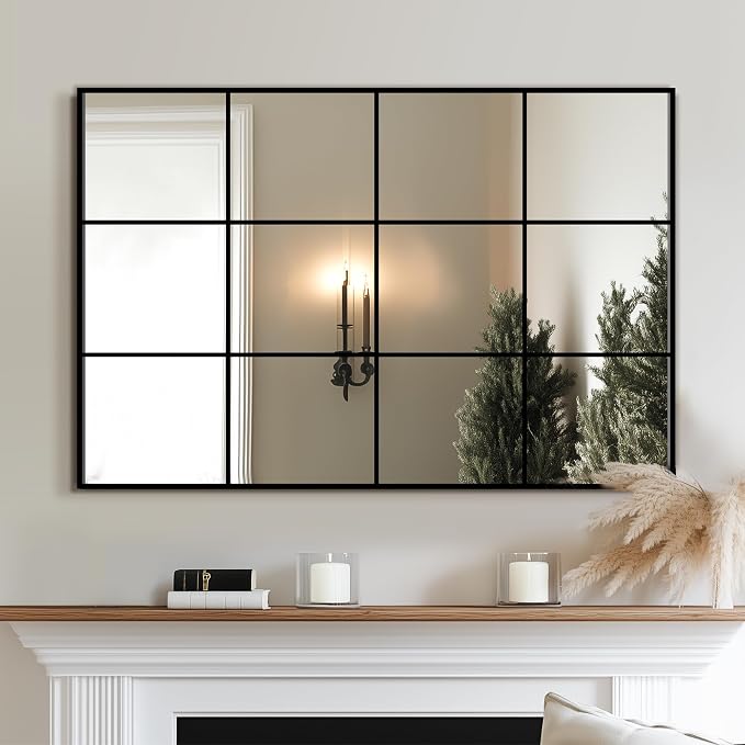 Delma Wall Mirror, Decorative Wall Art, Large Mirror - Image 5