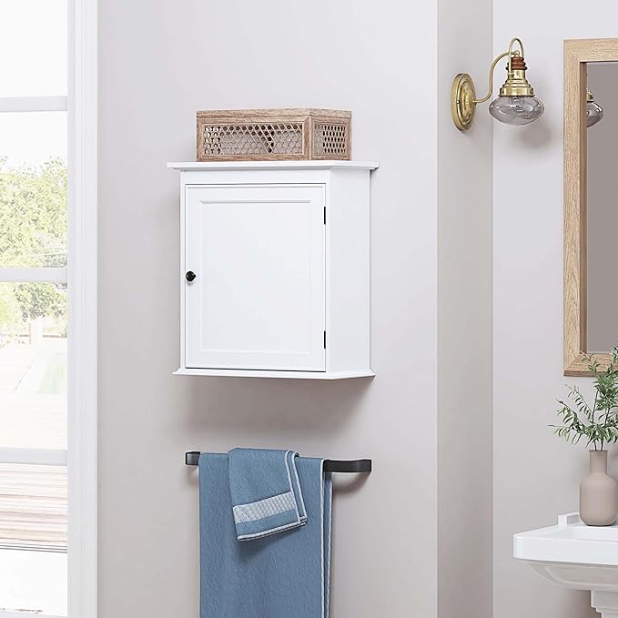 Spirich Small Bathroom Wall Cabinet, Wall Mounted Storage Cabinet, Medicine - Image 5