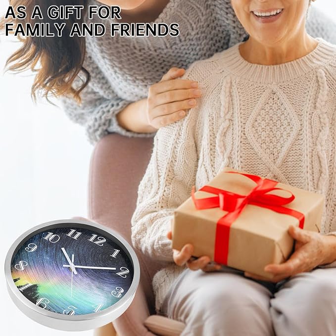 Wall Clock Modern 12 Inch Battery Operated Wall Clocks - Image 6