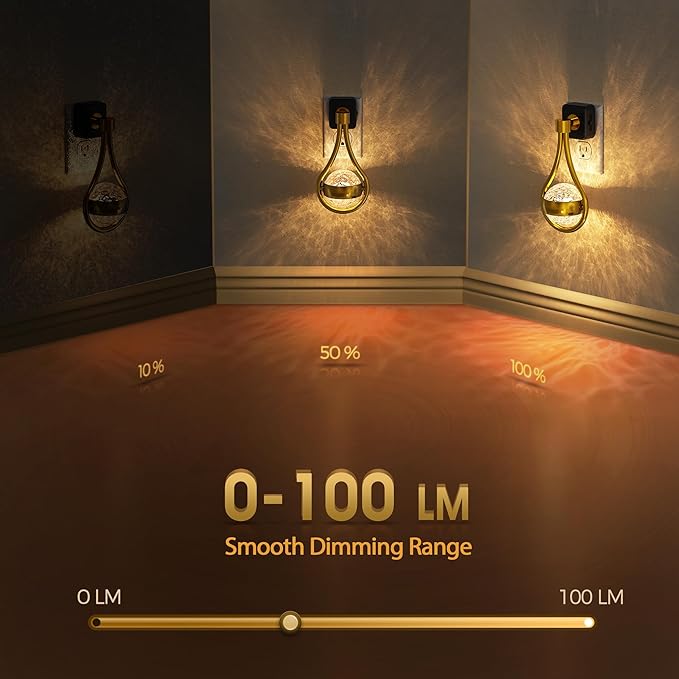 Briignite LED Night Lights Plug into Wall, 330° Rotating Night Light - Image 2