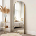 Prywot Arched Floor Mirror, 58 "x 18" Full Length Mirror Wall Mirrors Hanging by Prywot