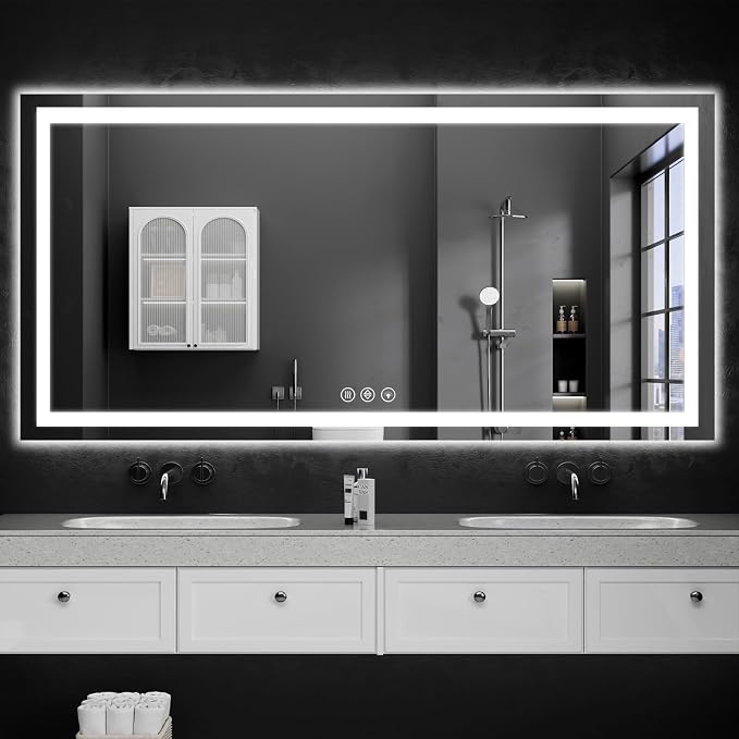LED Bathroom Mirrors 36"x60" Bathroom Mirror - Image 9