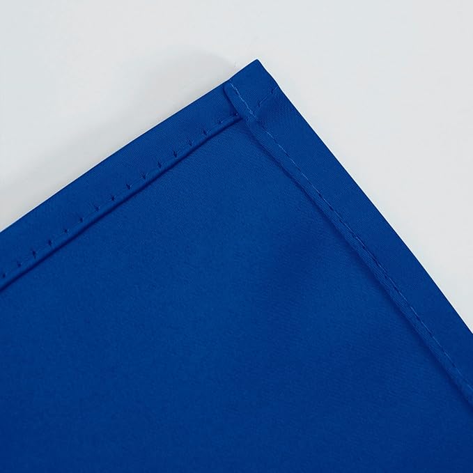 LEMOMO Blackout Curtains 52 x 120 Inch Long Royal Blue Curtains Set of 2 Panels - Image 7