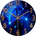 Extra Large Wall Clocks for Living Room Decor 24 Inch Glass Blue Clock Battery by Constantplanet%E6%97%97%E8%88%B0%E5%BA%97