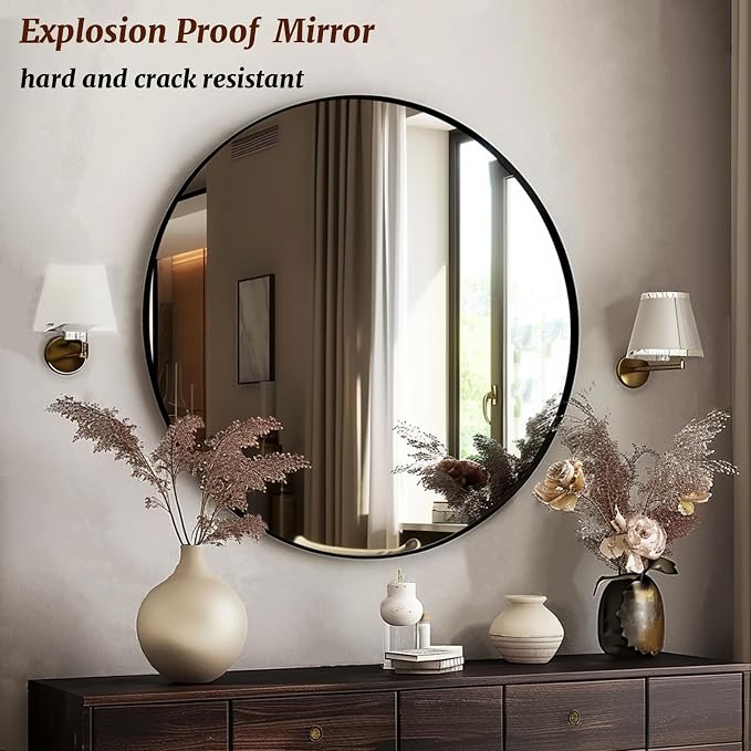 Mirror 18 inch, Round Wall Mirrors, Round Mirrors - Image 4