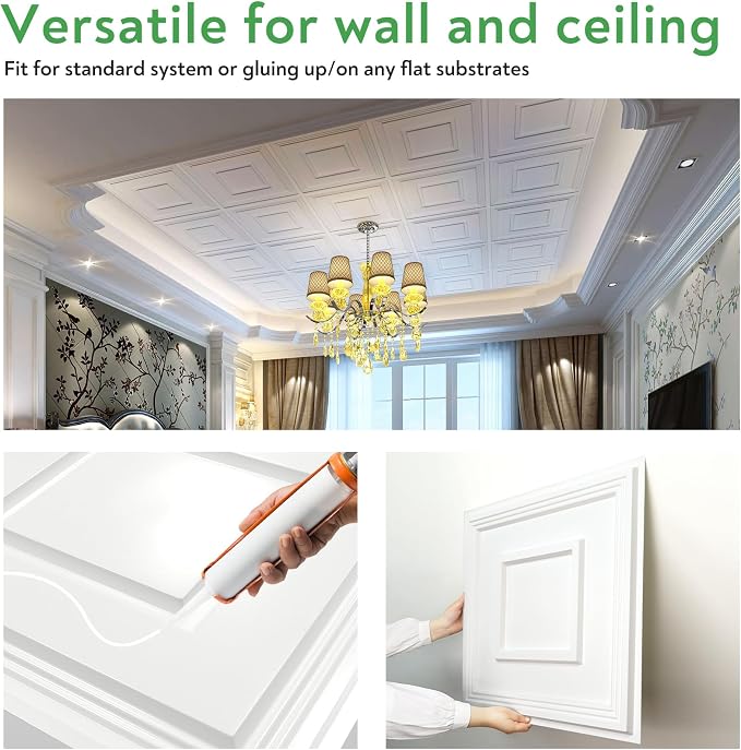 STICKGOO PVC Ceiling Tiles - Image 5
