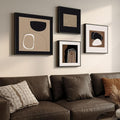 Framed Neutral Abstract Wall Art by Cuspin