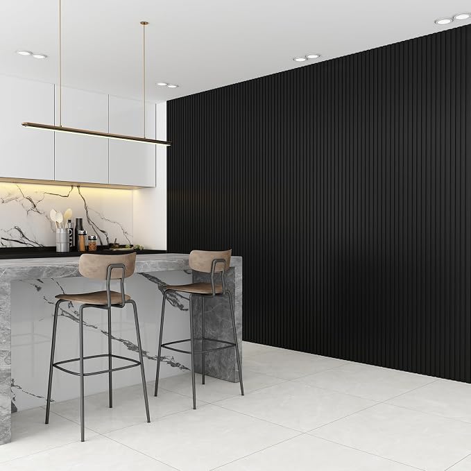 8-Pack WPC Wall Panels 108’’ x 6.3’’ 3D Slat Wall Panel Acoustic Wall Paneling - Image 4