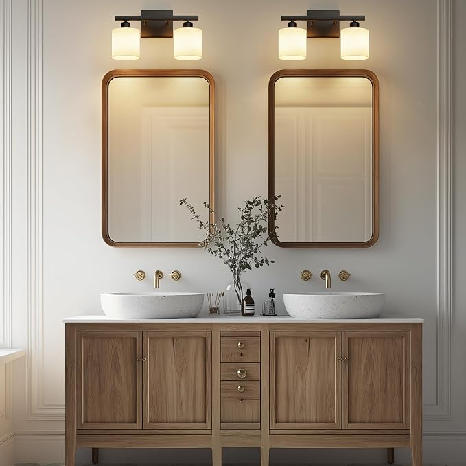 PARTPHONER Bathroom Light Fixtures, Bathroom Lighting Fixtures Over Mirror - Image 8
